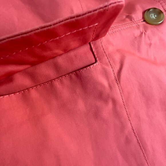 Statements by Danielle Women’s Coral Trench Coat P Button Front Lightweight New - Picture 8 of 8